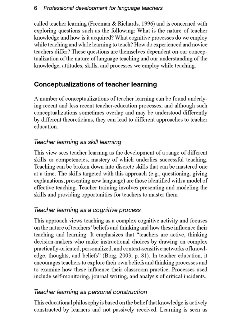 Professional Development for Language Teachers. Strategies for Teacher Learning - фото 7