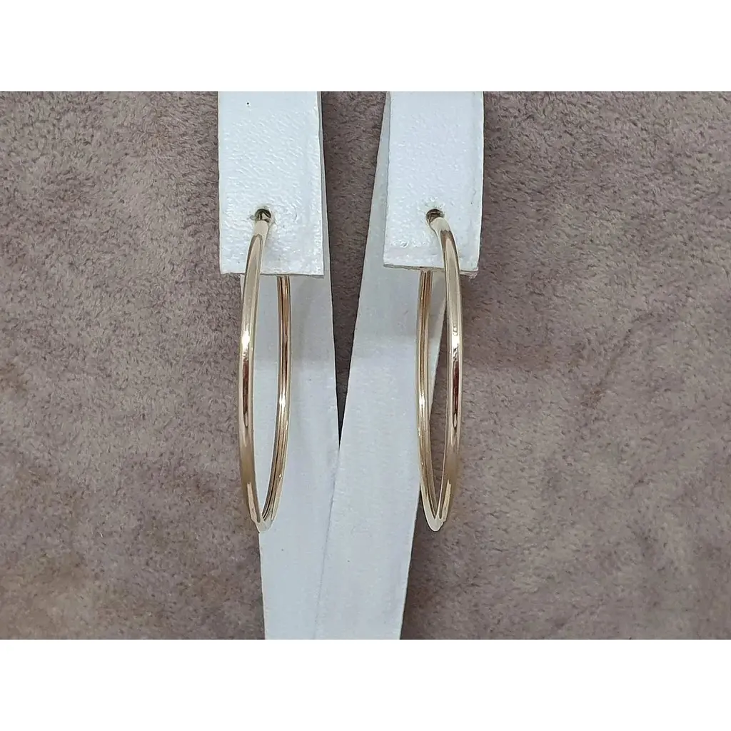 Золоті сережки-кільця Favoritum. 210006_Л - фото 3