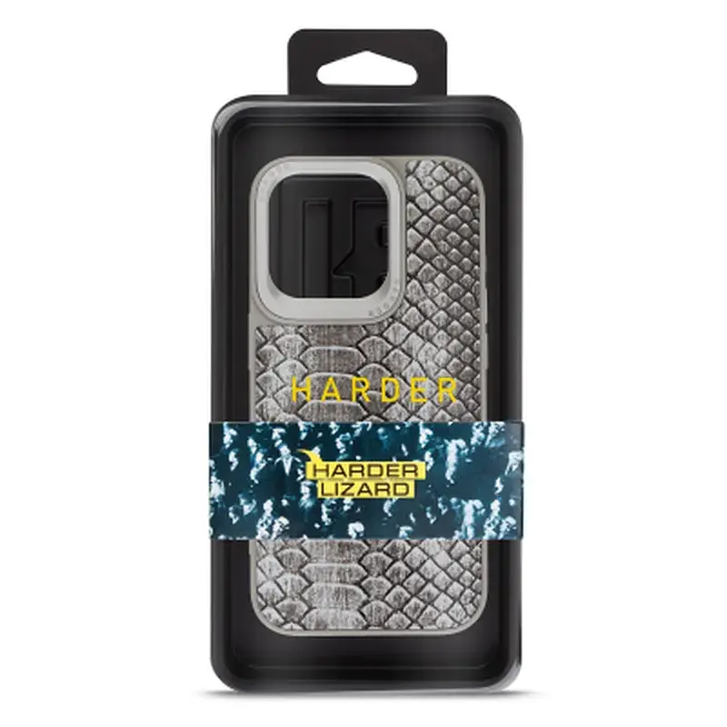 Чохол до мобільного телефона Harder Lizard Apple iPhone 14 Pro Grey (ARM76880) - фото 3