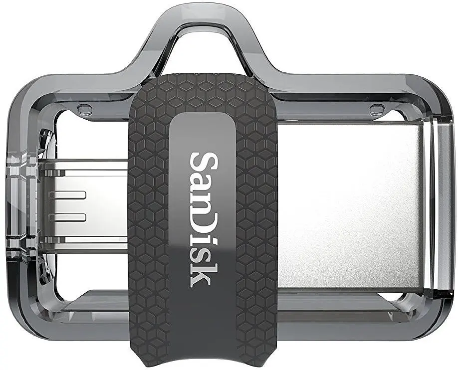 USB флеш-накопичувач SanDisk Ultra Dual 64GB USB-A + microUSB 3.0 OTG (SDDD3-064G-G46) [64719] - фото 4
