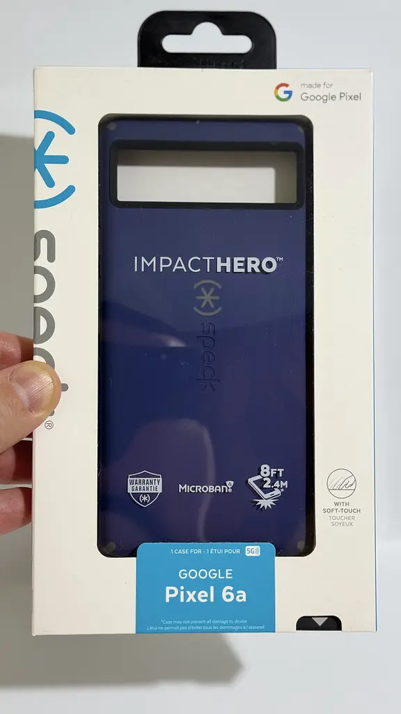 Чохол протиударний оригінальний Speck Presidio IMPACTHERO 150013-9627 для Google Pixel 6a (6.1") Blue - фото 4