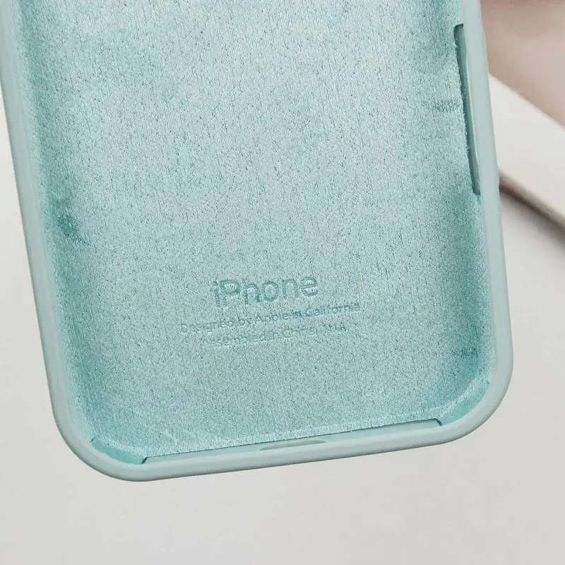 Чехол Silicone Case Full Protective (AA) для Apple iPhone 16 Pro Max (6.9) Бирюзовый / Beryl - фото 8