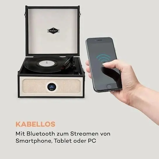 Програвач вінілу Auna Sarah Ann DAB (10034096) - фото 4