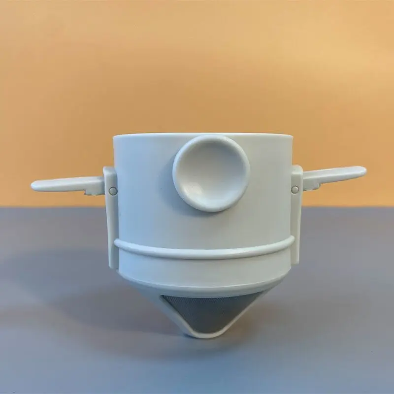 Пуровер/воронка/фільтр Semi Coffee Maker багаторазова, White для ручного заварювання кави - фото 10