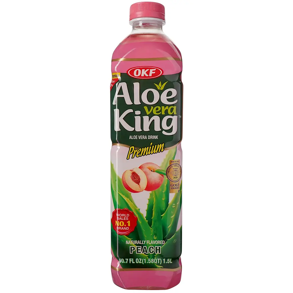 Фруктовий напій OKF Aloe Vera King Peach 1.5 л - фото 5