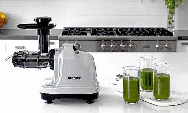 Соковыжималка BioChef Axis Cold Press Juicer серебро - фото 8