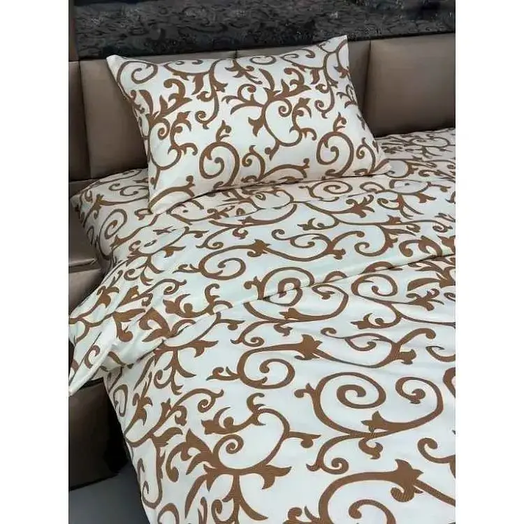 Комплект постільної білизни ARCLOUD Євро 200*220 Venzel beige (2,20м) 75 г/м2 (2н 57) полікотон