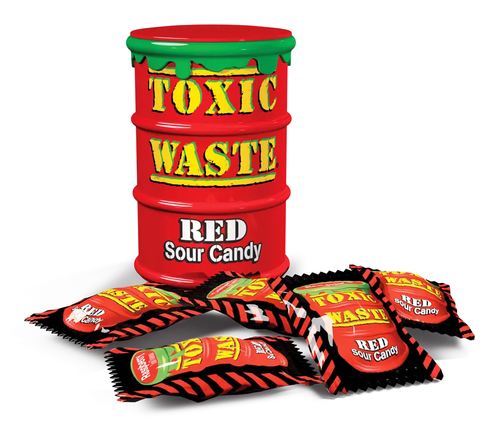 Кислі льодяники TOXIC WASTE RED