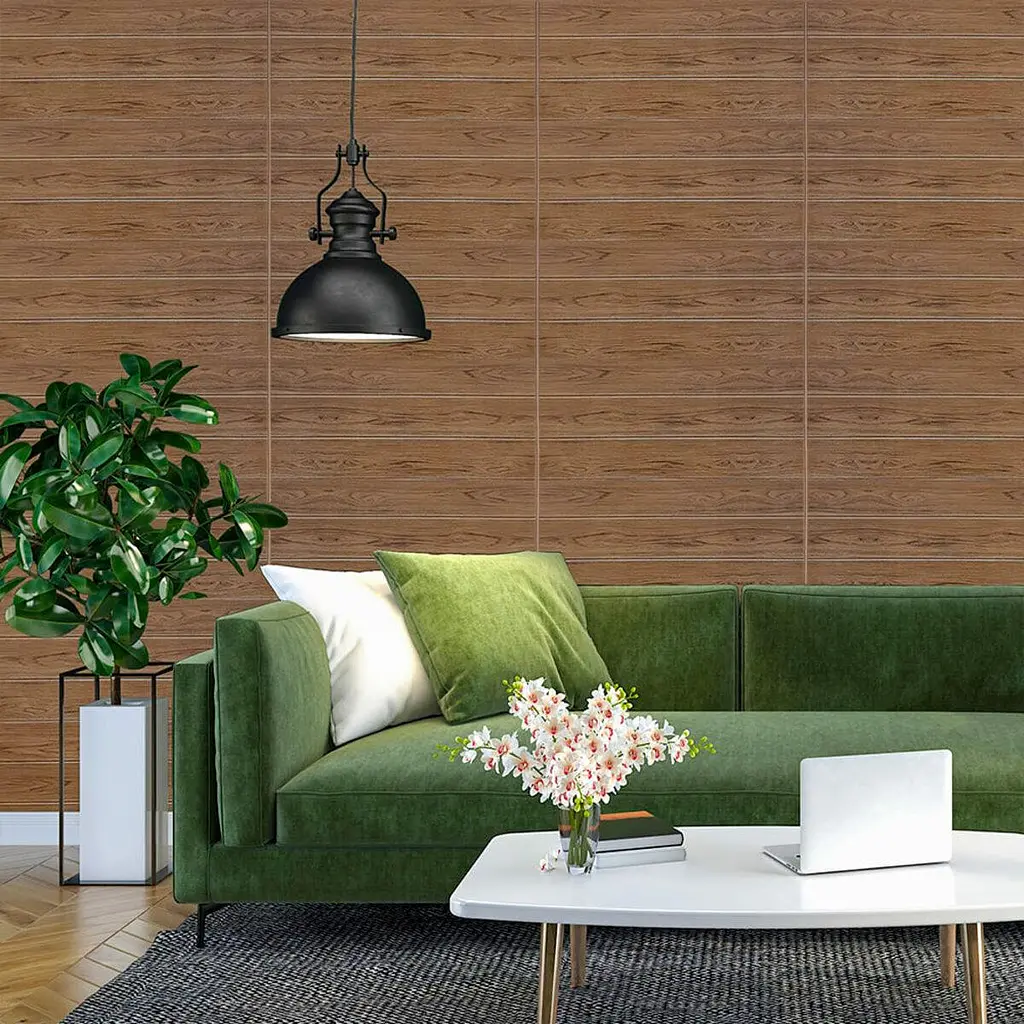 Самоклеюча 3D панель Sticker Wall 19600х700х3мм Світлий Дуб SW-00001474 - фото 8