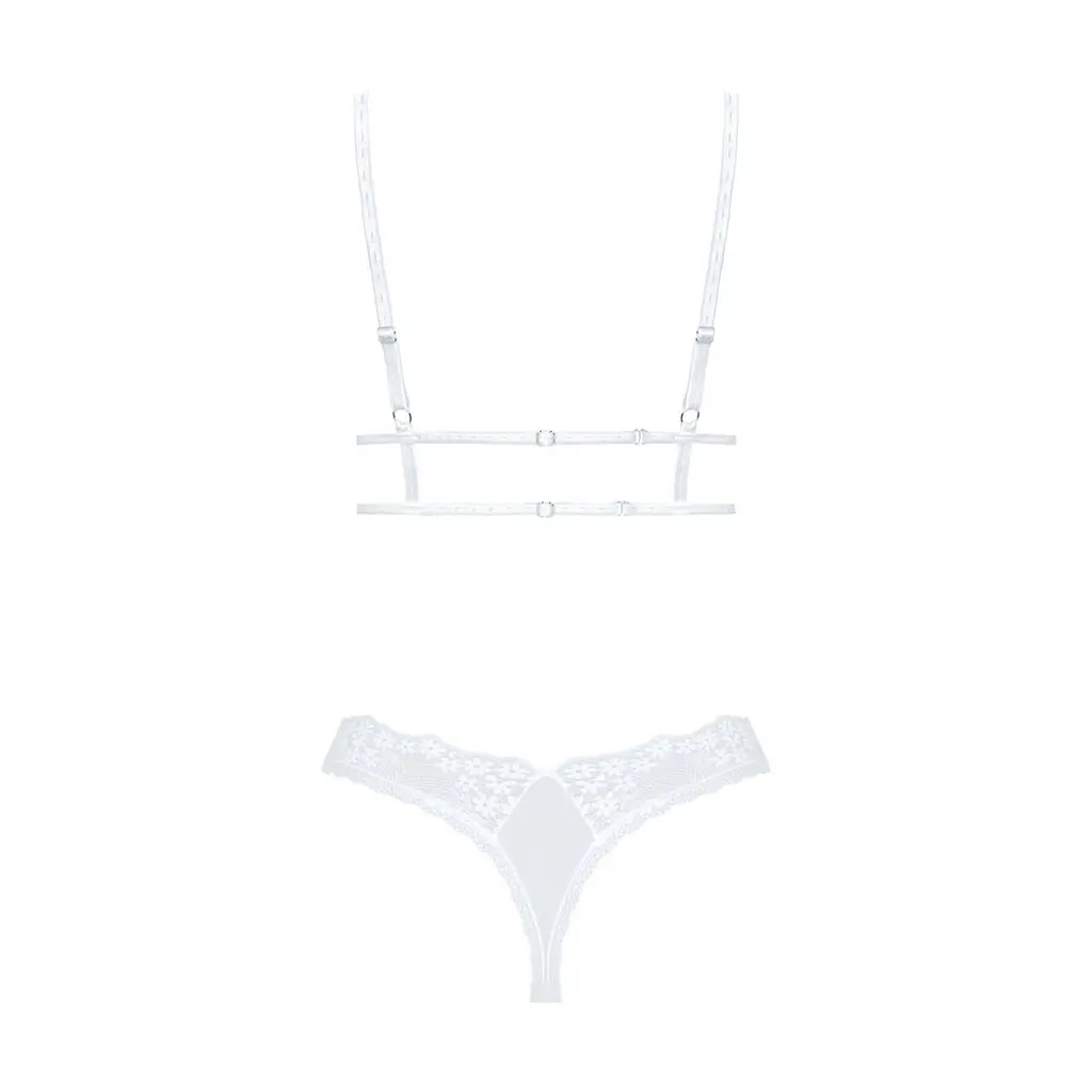 Еротичний комплект Obsessive Heavenlly 2-pcs set XS/S, бюстгальтер і танга - фото 4