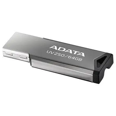 USB флеш накопичувач ADATA 64GB AUV 250 Black USB 2.0 (AUV250-64G-RBK) - фото 2