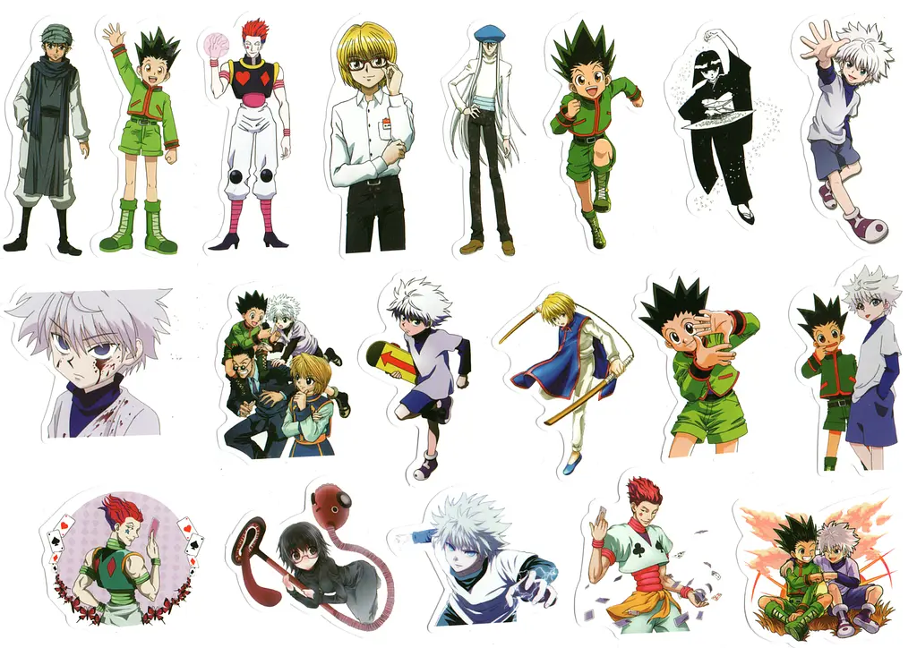 Стікерпак Хантер х Хантер Набір наклейок Hunter × Hunter 50 штук - фото 3