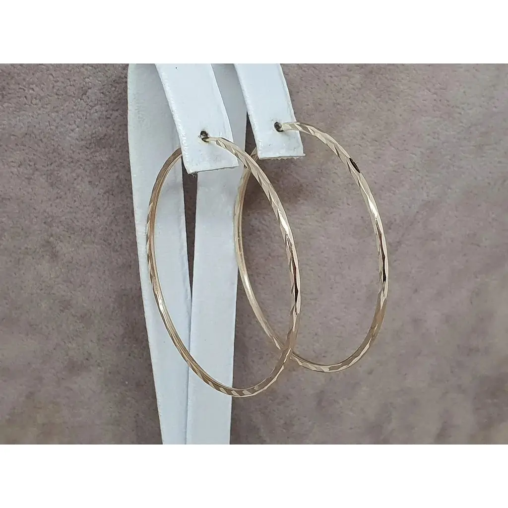 Золоті сережки Favoritum з алмазною гранню. 210001_А_Л - фото 4