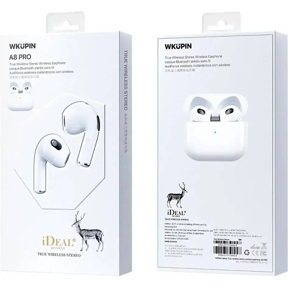 Bluetooth гарнітура XPRO WK A8 Pro з бездротовим з'єднанням (MAW-45385_754) - фото 4