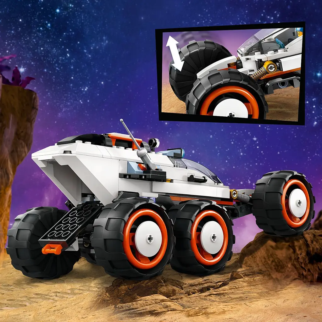 Конструктор LEGO City Космічний дослідницький всюдихід й інопланетне життя 311 деталі (60431) - фото 9