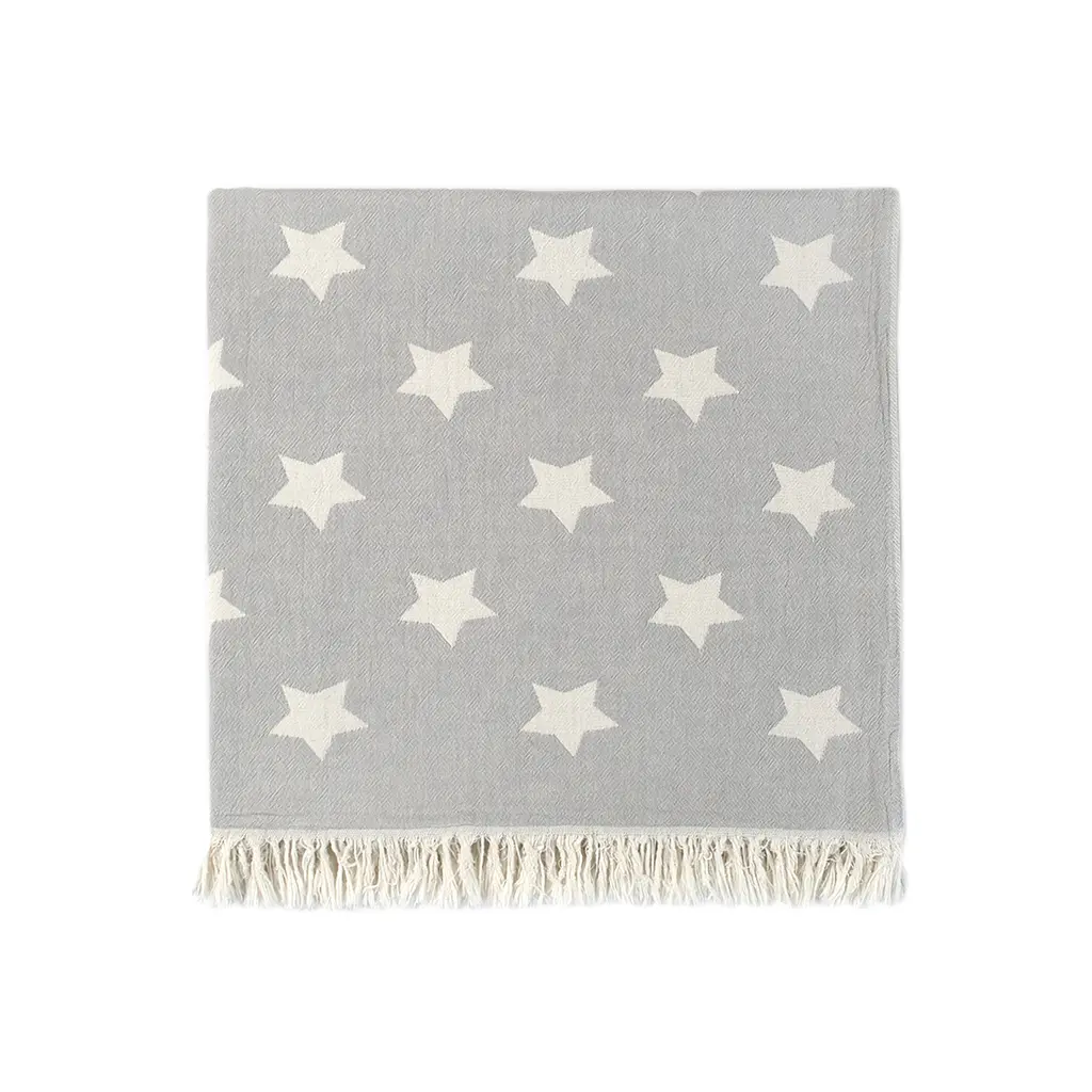 Рушник Lotus Home Pestemal - Star 90x160 grey сірий - фото 2