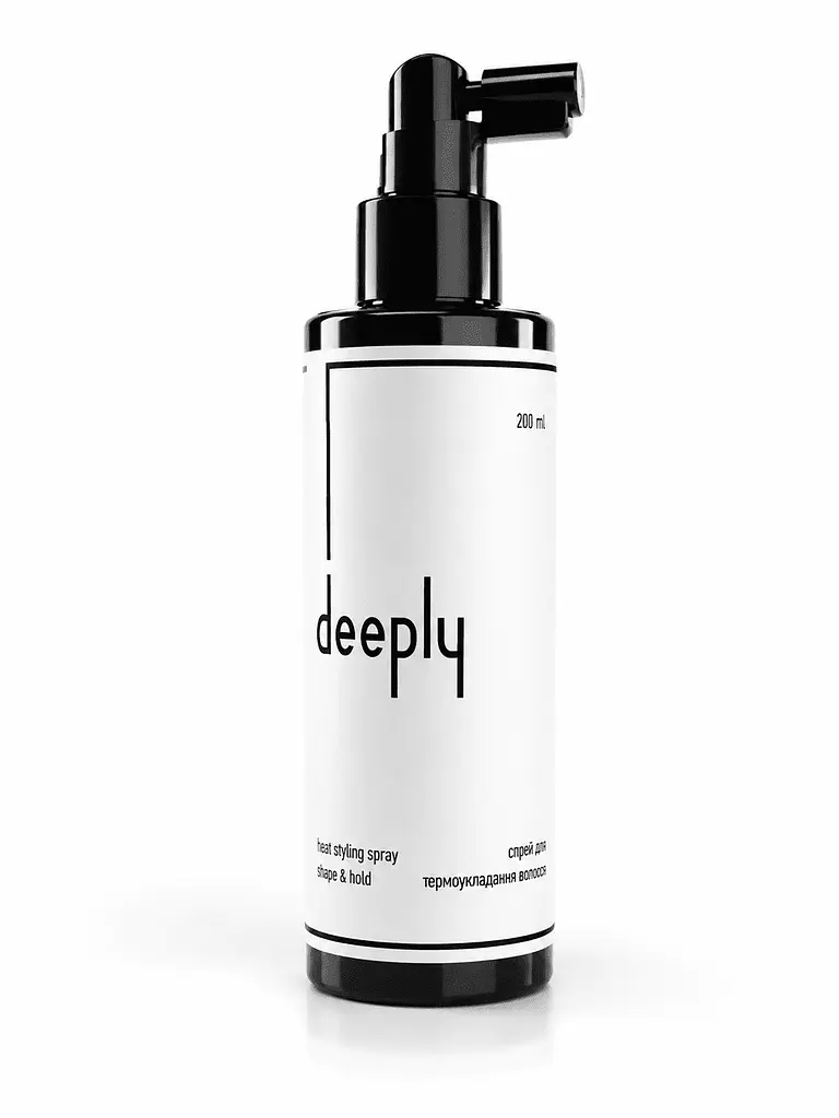 Спрей для термоукладання волосся deeply Heat Styling Spray Shape & Hold, 200 мл