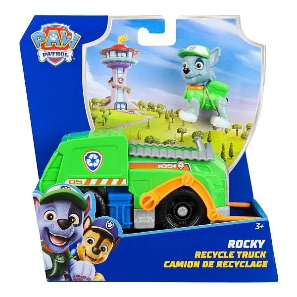 Рятівний автомобіль Paw Patrol Роккі, 13x7x7 см, пластик, різнобарвний