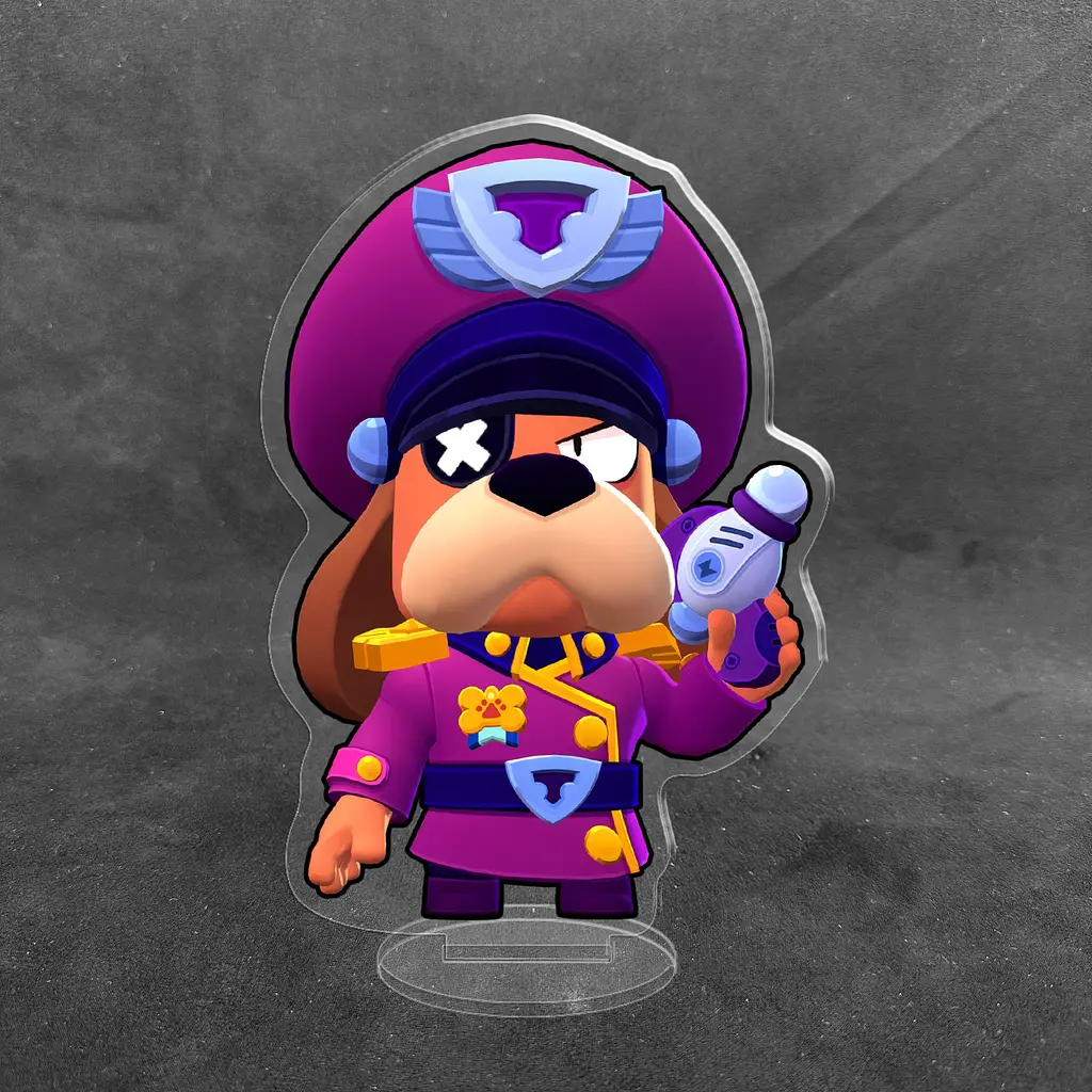 Акрилова колекційна фігурка Brawl Stars Генерал Гавс (Colonel Ruffs) 10 см