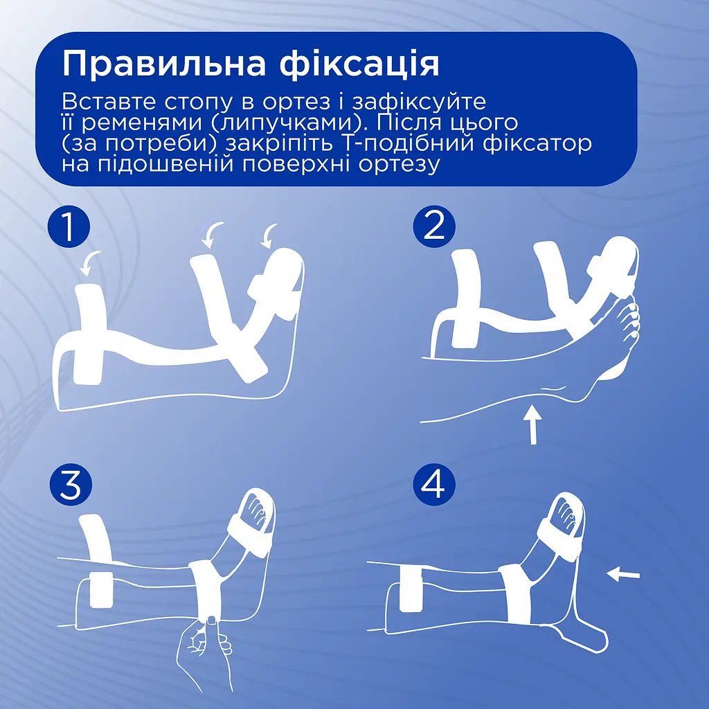 Деротаційний чобіток Doctor Life BA-420 для фіксації гомілковостопного суглоба (BA420/S-2865) - фото 5