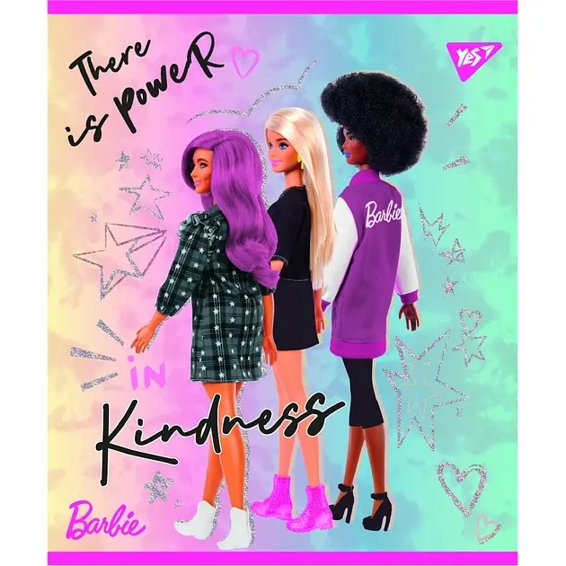 Набір зошитів Yes Barbie А5 в лінійку 18 аркушів 10 шт. (766825) - фото 5
