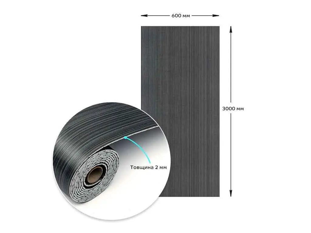 Самоклеюча вінілова плитка в рулоні STICKER WALL 600*3000*2мм Мат SW-00002031 - фото 4