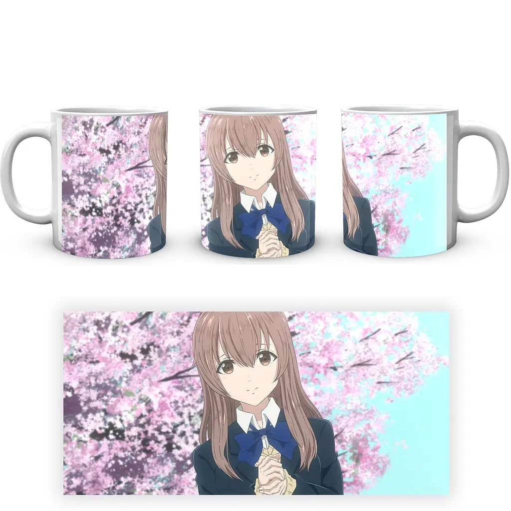 Кухоль GeekLand Silent Voice Форма голосу Нішимія SV 02.12 330 мл білий - фото 4