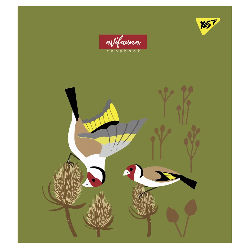 Набор тетрадей Yes Avifauna А5 в клетку 24 листа 10 шт. (66833) - фото 2