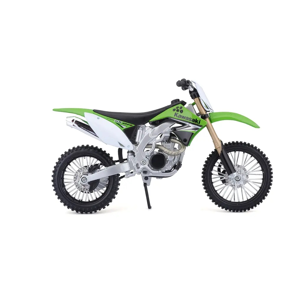 Мотоцикл игрушечный Maisto Kawasaki KX 450F в масштабе 1:12 (31101-08141) - фото 6