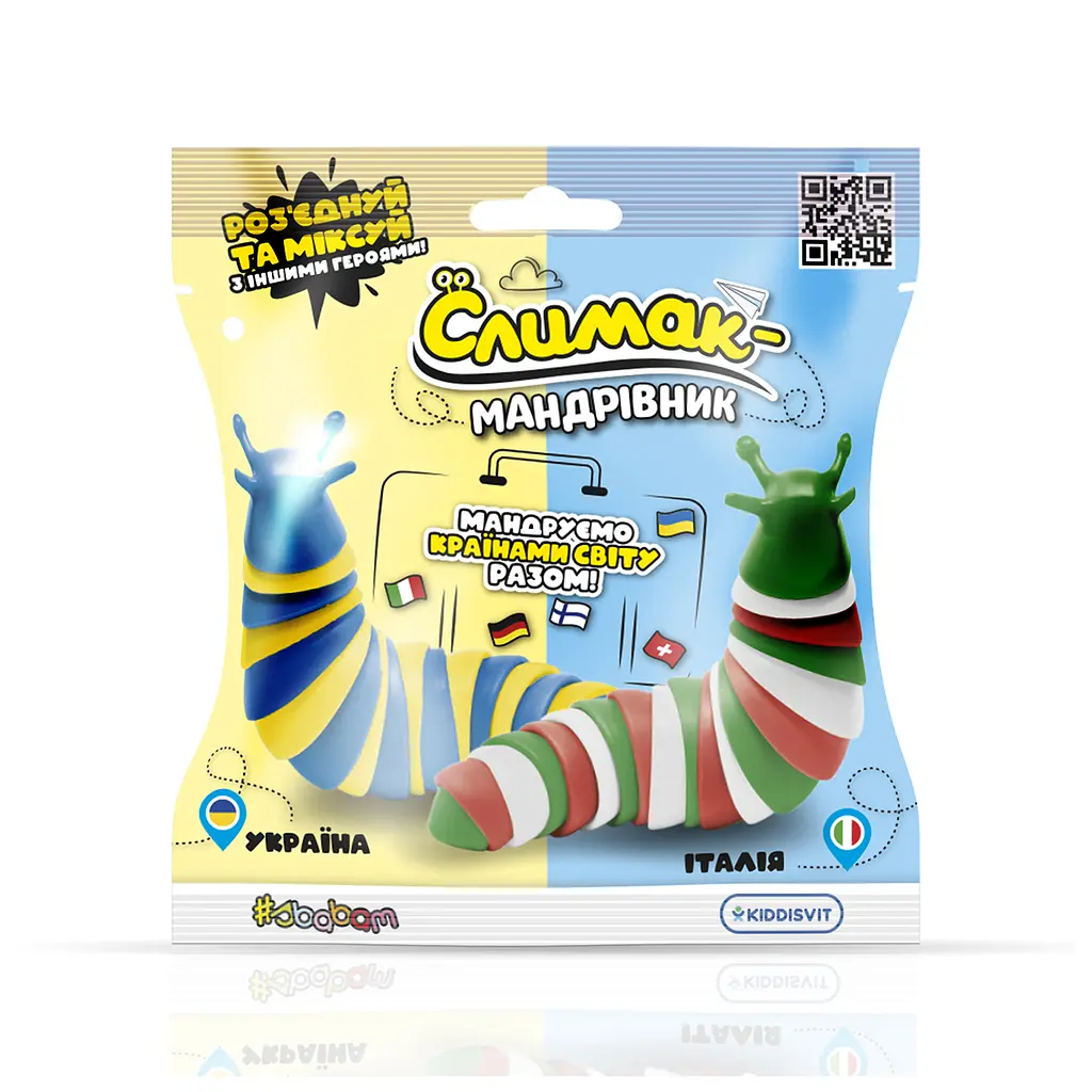 Іграшка-антистрес #sbabam Слимак-мандрівник колекційна у дисплеї 8 шт. - фото 2