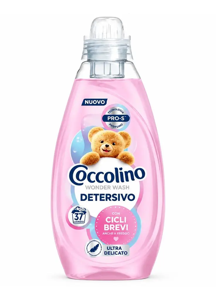 Гель для прання делікатних тканин Coccolino Wonder Wash Ultra Delicato для коротких циклів 1,48 л 37 прань
