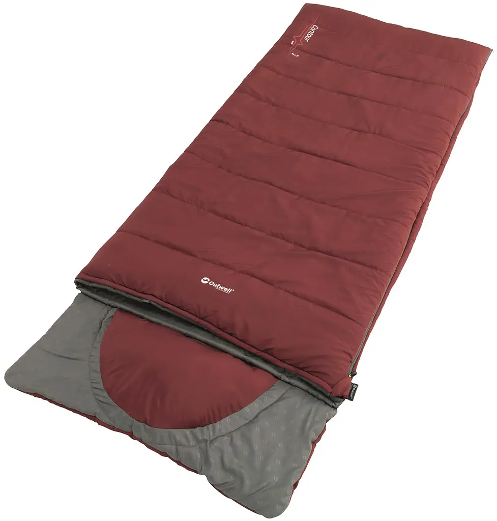 Спальний мішок Outwell Contour Lux Reversible/-3°C Red Right (230383) - фото 2