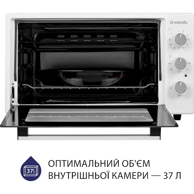 Електрична піч Minola Foe 3714 WH - фото 3