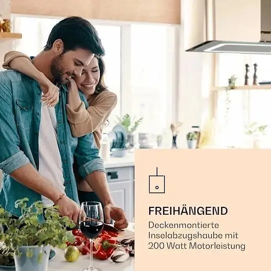 Острівна витяжка Klarstein Futurelight Smart 420 м³/г (10038708) - фото 3