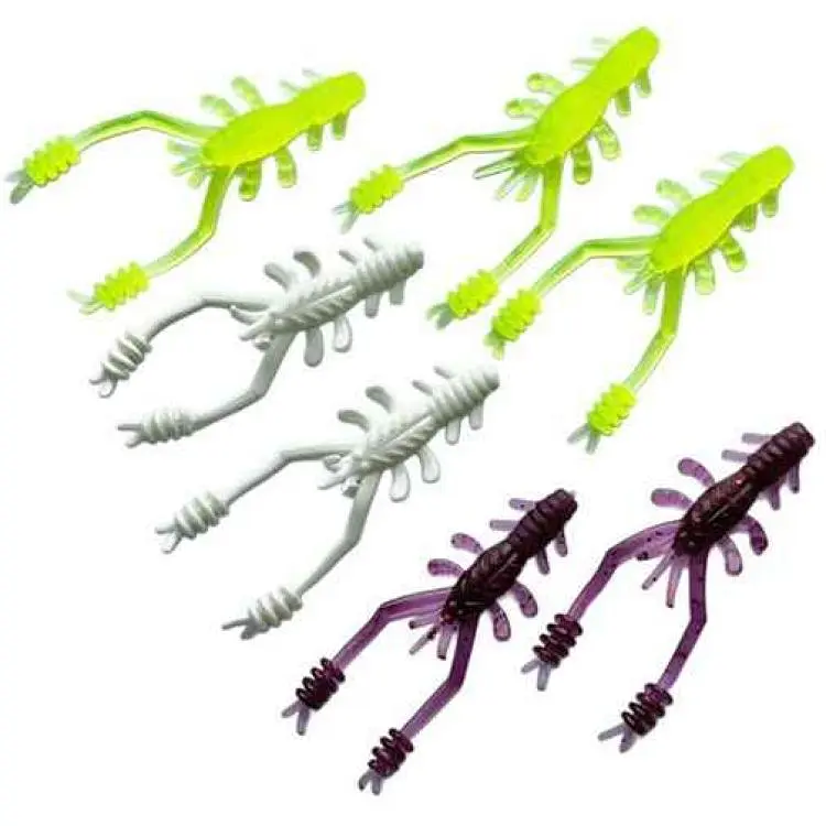 Силіконова приманка HARPOON "RingShrimp" 2,2" mix 1 (7шт/уп) плаваюча