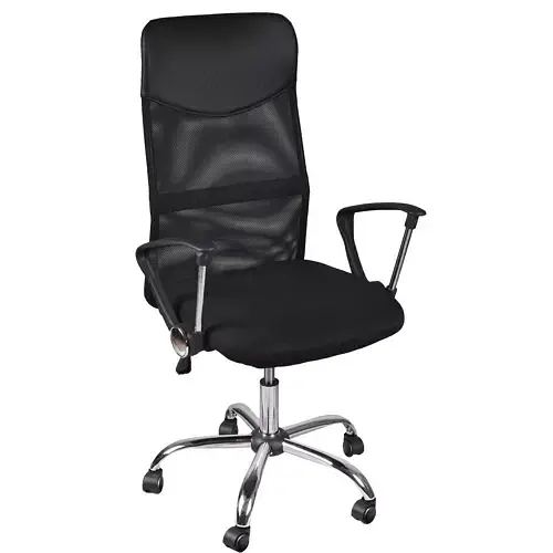 Офісне крісло Malatec MESH 23236 чорное, ергономічне, сетка, TILT - фото 4