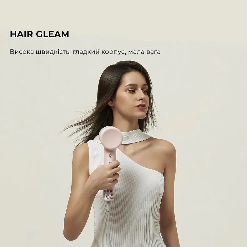 Фен Dreame Hair Dryer Gleam AHD12A-PK Pink - фото 3