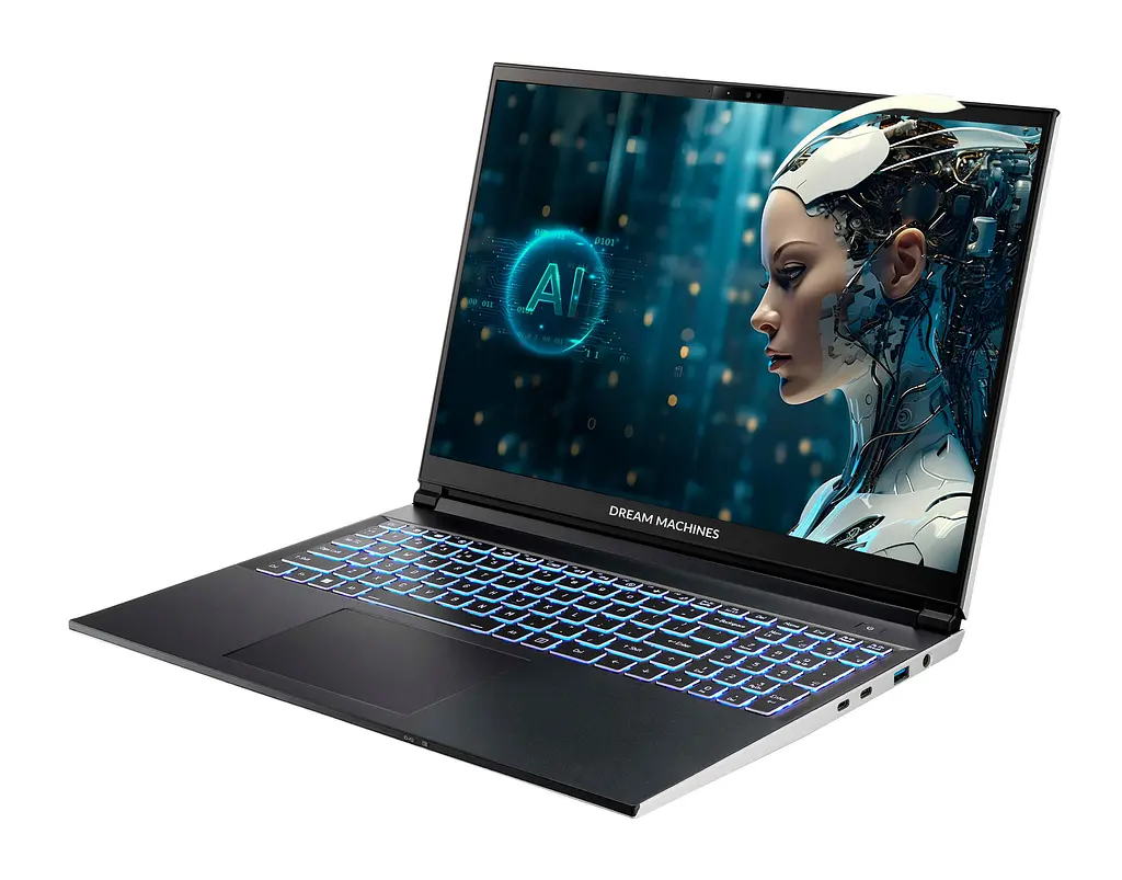 Ноутбук Dream Machines IPS RG4060-16 16FHD+, Intel Ultra 7-155H, 32GB, F1TB, NVD4060-8, DOS, Серебристый (RG4060-16UA26) - фото 4