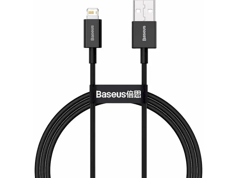 Кабель BASEUS USB-A to Lightning Superior Series 1m Black (CALYS-A01)
