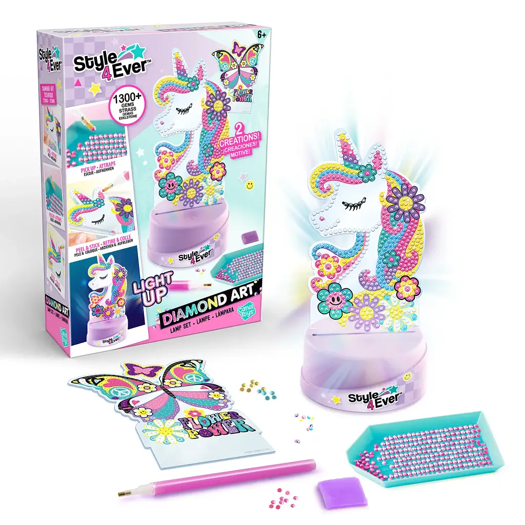 Набір для творчості Canal Toys Style 4 Ever Diamond Art  Деко з підсвіткою (OFG299) - фото 6