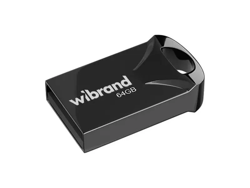 Флешка Wibrand 64 GB Hawk Black USB 2.0 (WI2.0/HA64M1B)