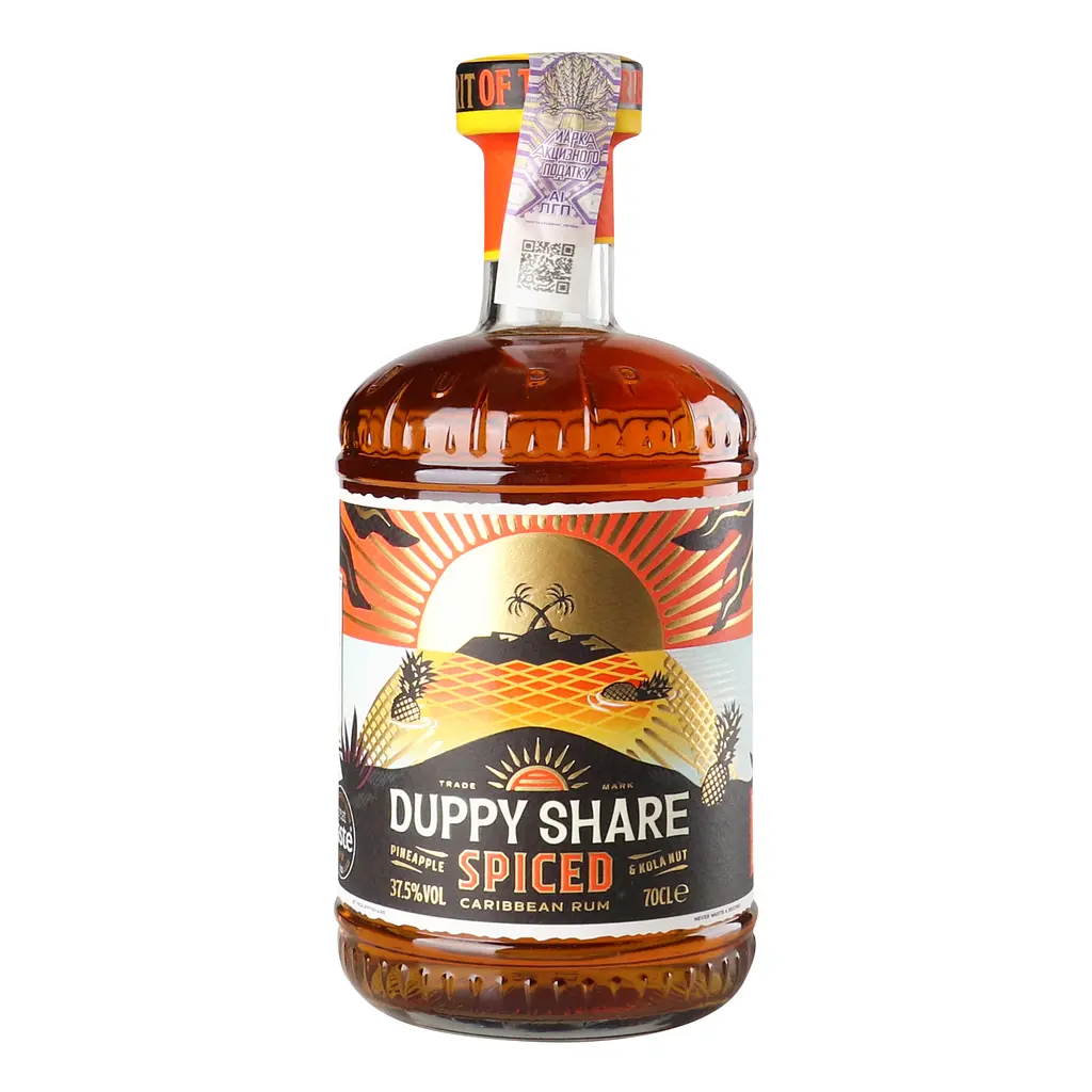 Ром The Duppy Share Caribbean Spiced Rum, 37,5%, 0,7 л - фото 4