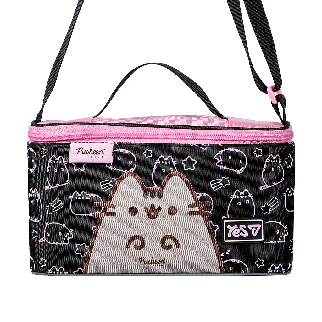 Сумка для ланчу Yes My Pusheen LB-03 чорно-рожева(550609) - фото 2