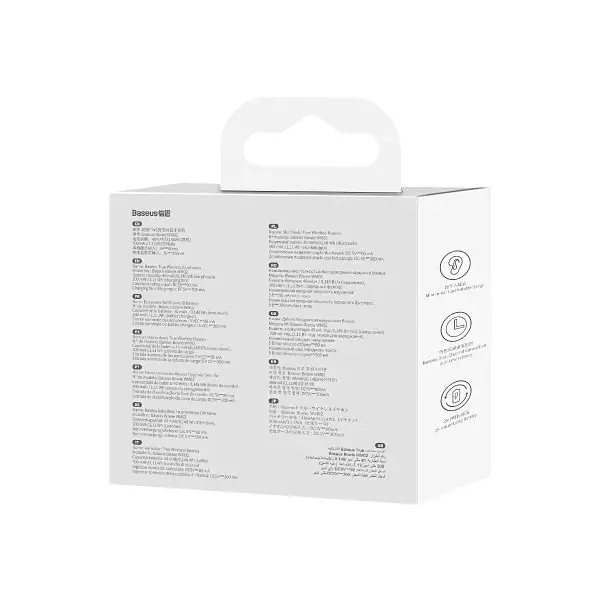 Наушники Baseus Bowie WM02 True Wireless Earphones  |BT5.3, 40/300mAh, 5H, Location, OTA| black - фото 8