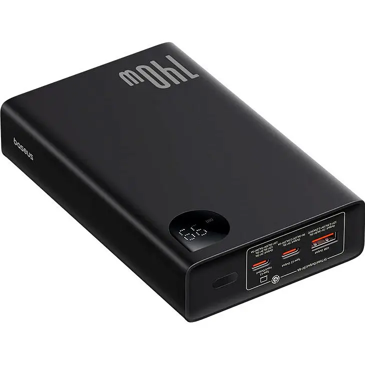 Зовнішній акумулятор Baseus Adaman Digital Display 24000mAh 140W Black (P10021508113-00) [102124] - фото 4