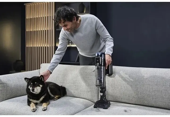 Rowenta Пилосос Rowenta безпровідний X-Force Flex 16.60 Animal, 315Вт, вологе прибирання, конт пилок -0.65л, автон. робота до 120хв, HEF system 99,9%, чорно-сірий - фото 4