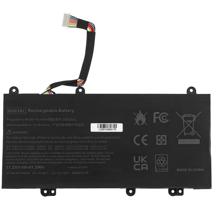 Акумулятор HP SG03XL (Envy 17-U, 17T-U, M7-U) 11.55V 3600 mAh Black - фото 3