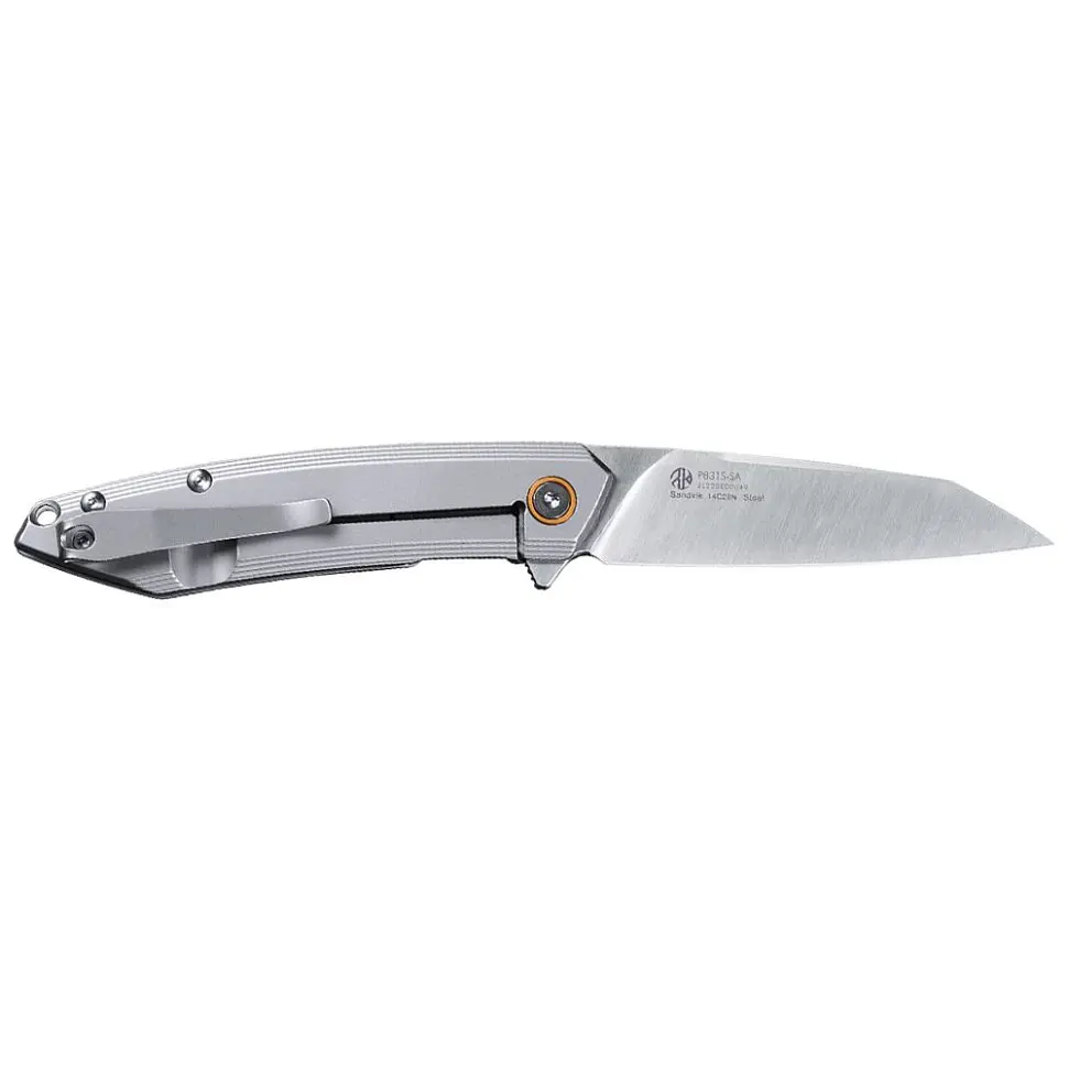Ніж складаний туристичний Ruike P831S-SA, (8.5 см) 14C28N / 3cr14n сірий - фото 4