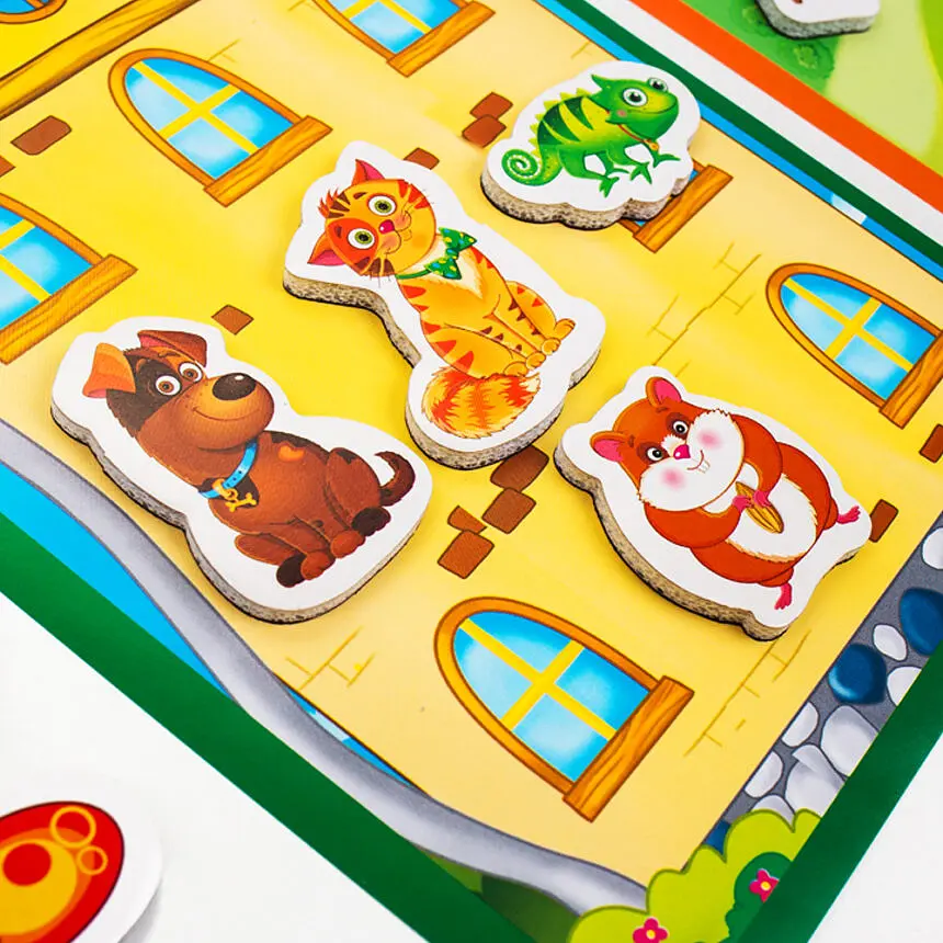 Магнітна гра з дошкою Vladi Toys Властивості. Академія розвитку. укр. мова (VT5412-03) - фото 2