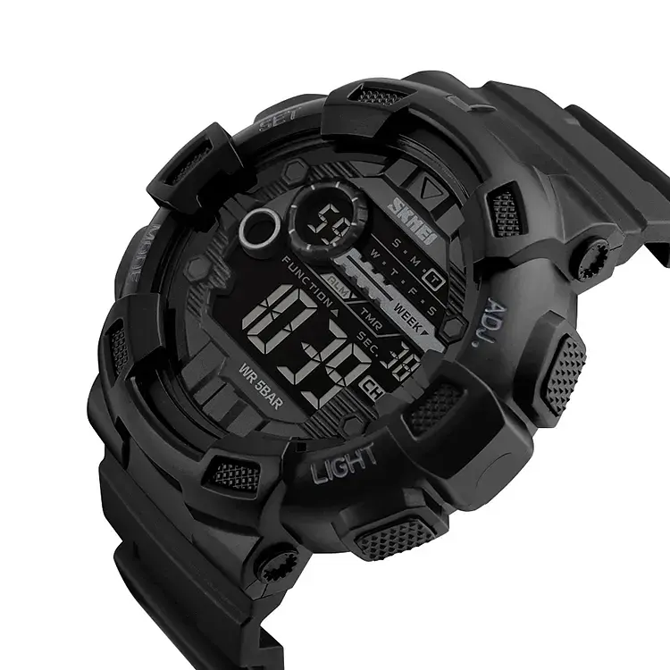 Наручний годинник Skmei 1243 Black, 1243BK (15919) - фото 3